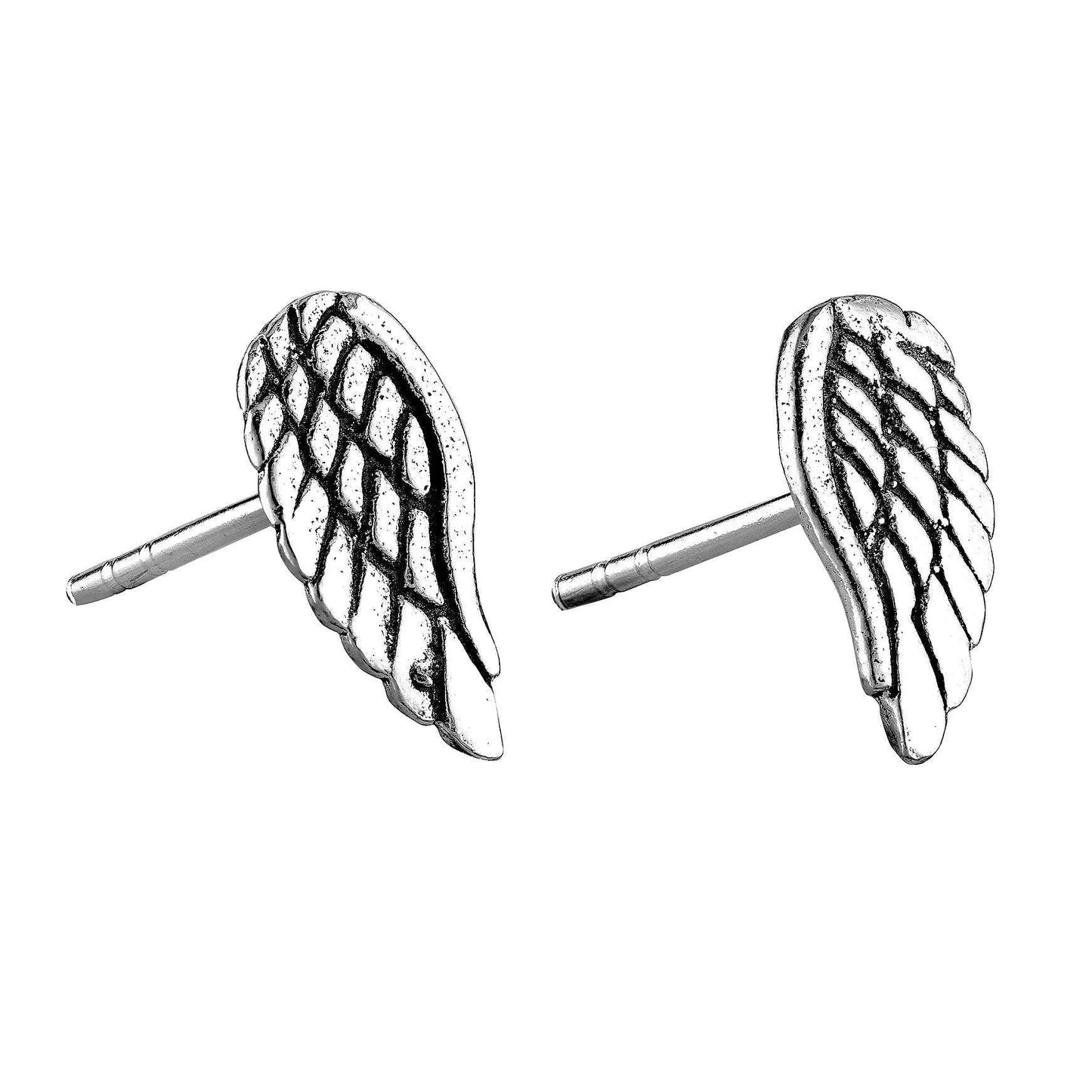 Beautiful Large Angel Wing Studs