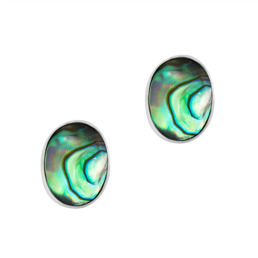 Abalone Oval Studs