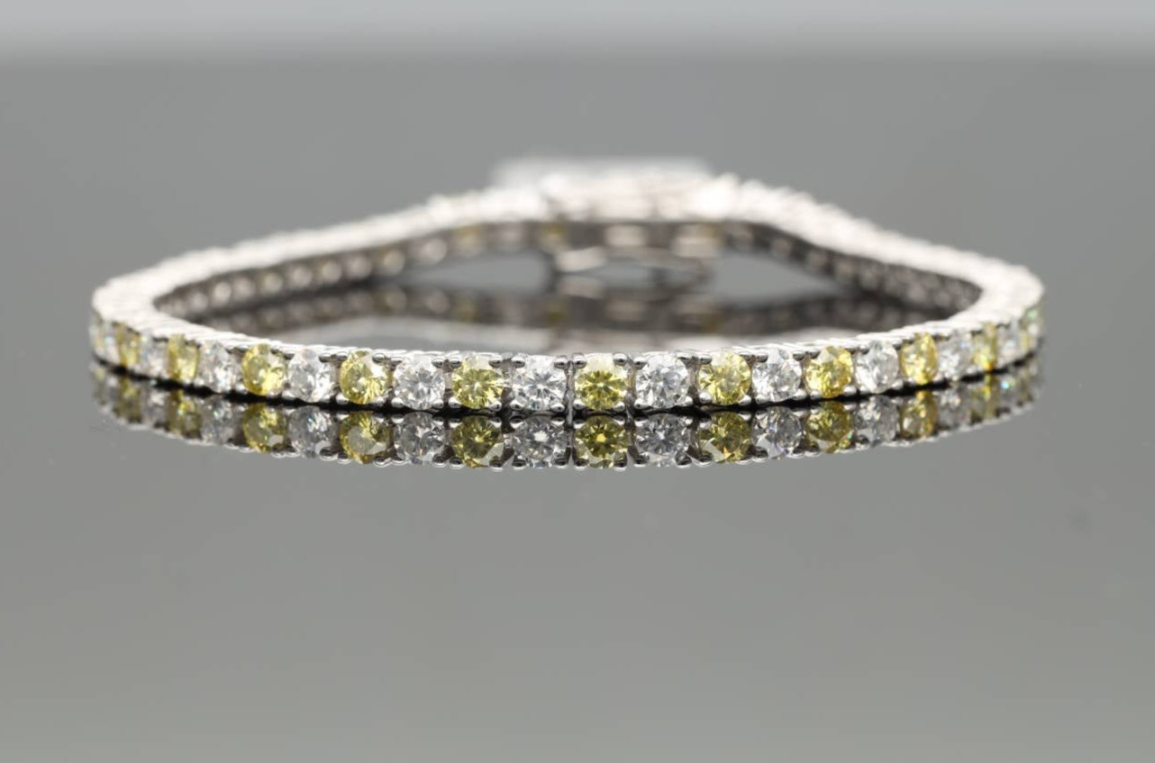 EternaLuxe Radiance Tennis Bracelet