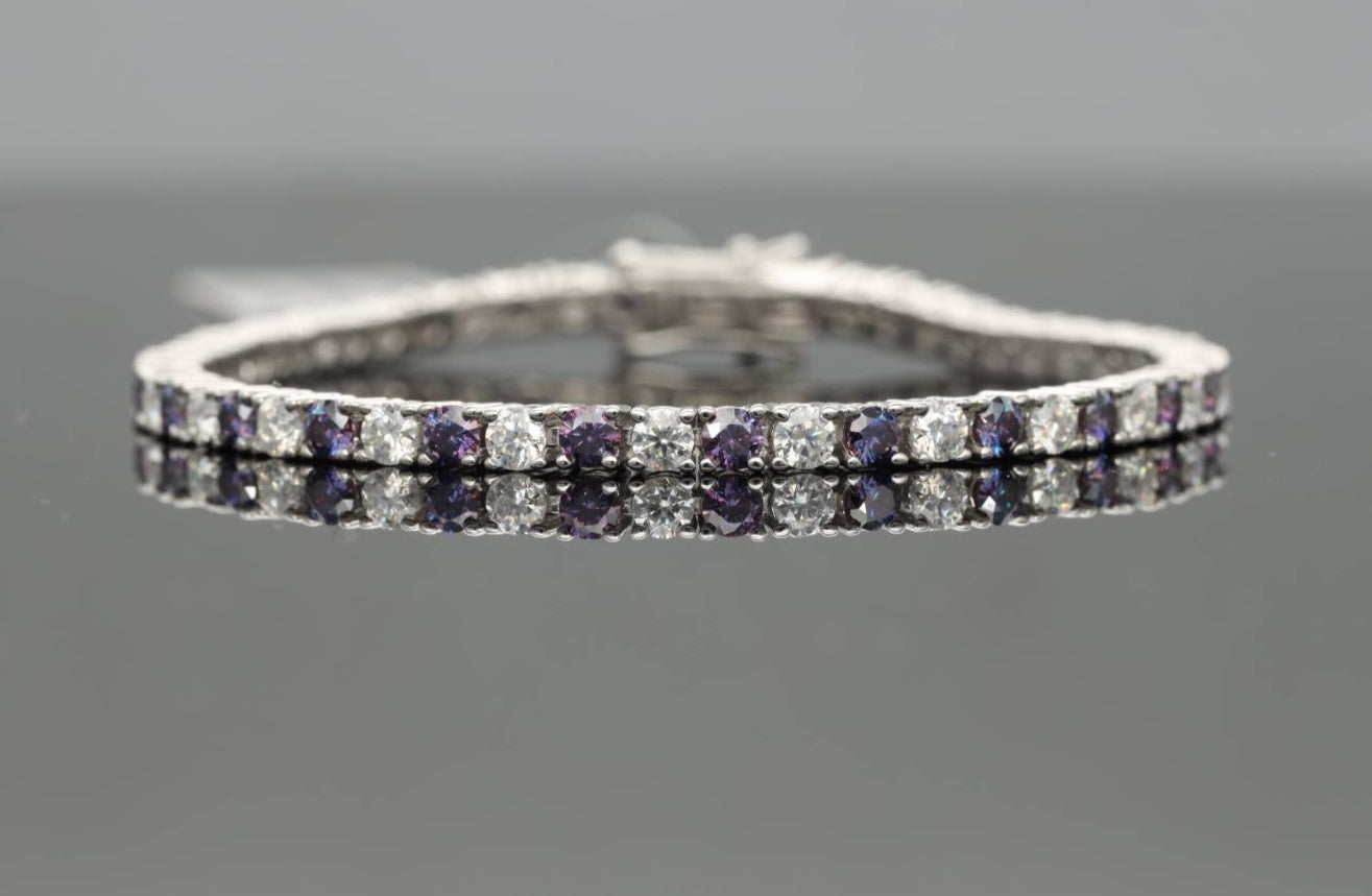 EternaLuxe Radiance Tennis Bracelet