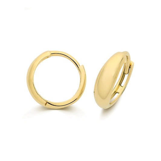 9ct Yellow Gold Huggie Earrings