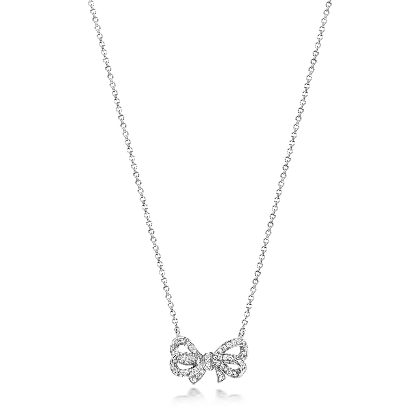 The Natural Diamond Bow Necklace