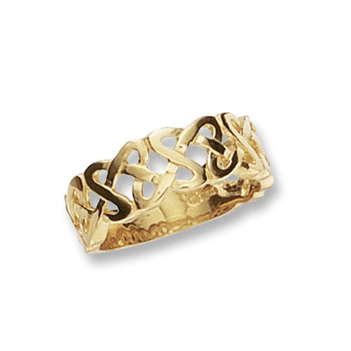 9ct Yellow Gold Men’s Celtic Ring – A Timeless Symbol of Strength & Heritage