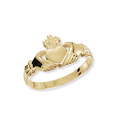 9ct Yellow Gold Ladies’ Claddagh Ring