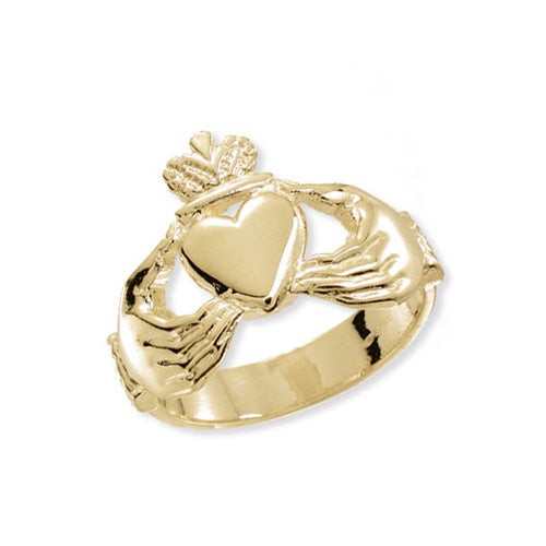 9ct Yellow Gold Men’s Claddagh Ring