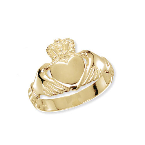 9ct Yellow Gold Men’s Claddagh Ring